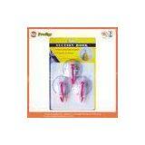 Self - Adhesive ABS + PVC Transparent Removable Hooks Walls For Stainless Steel thumbnail-1