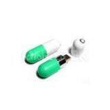 Capsule Shape Plastic USB Flash Drive, 128MB 256MB 512MB 1GB 2GB 4GB 8GB 16GB USB Memory Stick