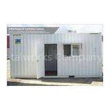 Movable Storage Prefab Container House , Steel Frame Modular Homes With PVC Cover thumbnail-1