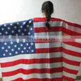 Customized Print National American Flag Cape