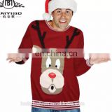 2017 Wholesale Pullover Custom Knitted Unisex Funny Jumper Knits Ugly Christmas Sweater