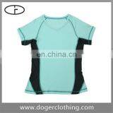 Chinese reliable suppliier light green two tone t-shirt