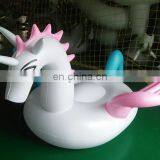 6P Giant Swimming Inflatable Pegasus Pink and Blue Wings Pool Float With EN71 Certification thumbnail-2