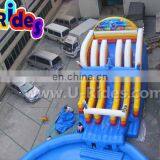 Funny Rainbow Giant Inflatable Water Parks Amusement Park Inflatable Water Slide For Sale thumbnail-2