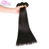 Brazilian Human Hair Bundles Straight Human Hair Weaving 16 18 20 Inch Remy Unprocessed Virgin Human Hair Natural Black thumbnail-4