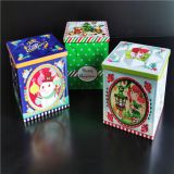 Arched Gift Tin Biscuit Cookie & Tea Floral Flat Box