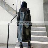 TWOTWINSTYLE Hit Color Denim Dress For Women Square Collar Spaghetti Strap Sleeveless Dresses Female thumbnail-6