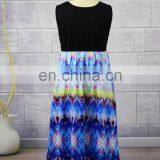 Hand Embroidered Side Trim Polyester Long Maxi Dress Family Matching Mother and Daughter Dress (this Link for WOMAN) thumbnail-4