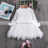 Spring New Children's Mesh Cake Dress Princess Dress Children Girls Long Sleeve Party Dress thumbnail-3