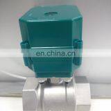 Dn15 Dn20 Dn32 110v 5v 12v 24v 220v CTF-001with Manual Operation SS304 Stainless Steel dn 50 2" Motorised Motorized Ball Valve thumbnail-2