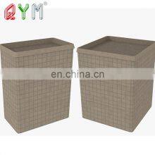 Military Sand Wall Hesco Barrier Bastion Welded Gabion Box thumbnail-1