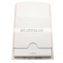 FTTH fiber optic face box/face plate panel distribution box outdoor mini fiber optic terminal box 2 ports