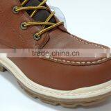 Waterproof Embossed Genuine Leather Upper Steel Toe Industrial Safety Boots thumbnail-4