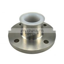 Sanitary Stainless Steel PFA lined reducer tri-clamp flange