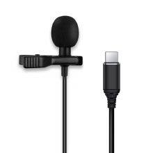 Lavalier Mic Lavalier Microphone Mini Mic 3.5mm/Type-C/Lightning ASMR Vlogging Mic for IPhone Android Collar Mic thumbnail-2