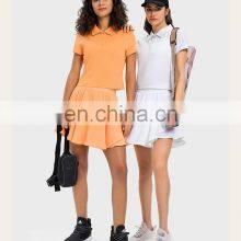 Plus Size Cool Fabric Quick Dry Polo Shirt And 2-In-1 Mini Skirt Golf Tennis Sports Suit Set Outdoor Fitness Clothes Yoga Outfit thumbnail-4