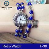 Wholesale Vintage Ladies Watch Pendant Retro Colorful Relojes for Women thumbnail-2