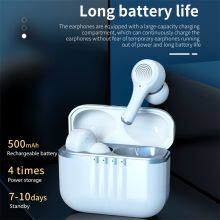 Mini ANC ENC Noise Cancelling Earphone IPX-5 Waterproof Tws BT5.2 Headsets Wireless Gaming Earbuds thumbnail-6