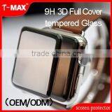 High Quality 9H 3D Curved Tempered Glass Screen Protector for (38mm,42mm ) Apple Watch Screen Protector for Apple Watch Quality Choice thumbnail-1