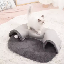 Meow Love All-in-one Eco-friendly Warm Pet Bed Multifunctional Cat Toy Nest Cat Tunnel Runway Play Sleep thumbnail-4