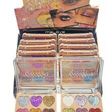 Factory Make up Products 9 Glitter Color Palette Eyeshadow High Pigmented Eyeshadow Palette La Sombra De Ojos thumbnail-5