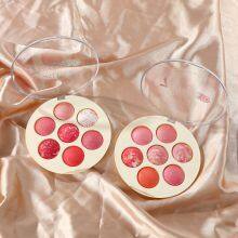 OEM/ODM Make up Blusher Powder Cheeks 7 Color Palette Facial Cosmetics Blusher Face Red Powder thumbnail-4