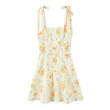 Women's 2025 Fashion Decoration Printed Poplin Dress for Women thumbnail-3