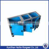 Color anodized sheet metal cabinet