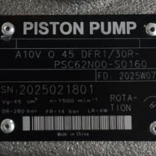 A10VO A10VO45 Hydraulic Axial Piston Variable Pump A10VO45DFR1/30R-PSC62NOO-S0160 Piston Pump thumbnail-2