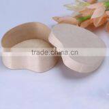 Poplar Heart Shape Food Box Wooden Box for Gift ,polar Wood Packing Box thumbnail-2