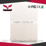 For IPad Air2 Slim Clear Transparent Magnetic Leather Smart Cover Hard Back Case thumbnail-6