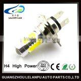 White H4 High Power LED Tail Turn Brake Head Car Light Lamp Bulb thumbnail-1