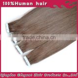Wholesale PU skin weft top quality tape in human hair extension