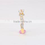 2016 Latest Design 18k Gold Plated 925 Silver Diamond Ring Wholesale thumbnail-6