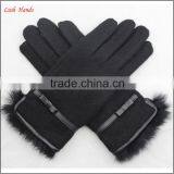 ladies new style soft winter warm woolen gloves for wholesale