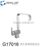 G17016 Self closing brass basin mixer tap