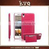 Phone Back Case Cover for Htc Desire 500 506e With Card Pocket Kickstand