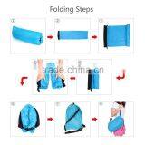 New Fashion Multicolor Outdoor Nylon Beach Lounger Inflatable Sofa Air Filled Balloon Furniture With Carry Bag Lazy Sleeping Bed thumbnail-6