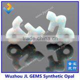 Wholesale 12 Horoscope Opal Gemstone Pendant Capricorn Fire White/Blue Opal With Synthetic Opal thumbnail-1