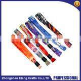 High Definition Custom Printing Fabric Wristbands,events Wristband