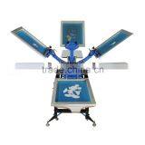 Best Sell Easy Manual Tshirt t Logo Print Rotary Screen Printing Machine