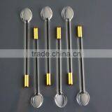 Gold Glass Tea Spoon