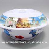 Chinese Style Melamine Ramen Bowl Soup Tureen With Decal thumbnail-3