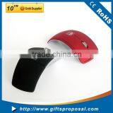 2.4G Snap-in Transceiver Fold Wireless Mouse Cordless Mice USB Folding Mouse Black thumbnail-4
