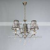 european style glass chandelaier/ E27 antique pattern pendant lamp