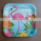Colorful Square Paper Plate thumbnail-1