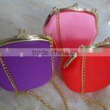Simple Bright Colours Silicon Handbag Fashion for Women thumbnail-1