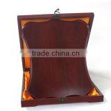 WOOD MDF AWARDS WITH WOOD BOX WINE RED COLOR thumbnail-1