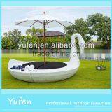 All Weather Outdoor Round Rattan Daybed thumbnail-1
