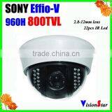 1/3" Sony 960H Super HADII CCD 662/3AKA Hidden Camera Sony CCD PUB Video Varifocal Camera Night Vision Recording 800TVL Camera Quality Choice thumbnail-1